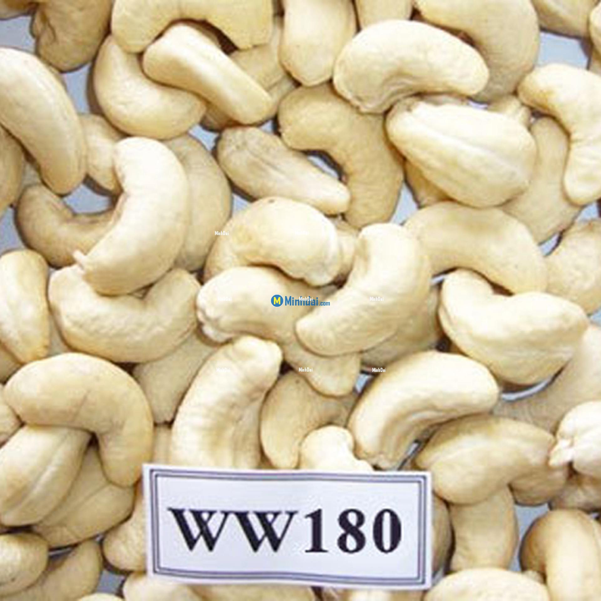 W180 White Whole Cashews - Buy wholesale cashew nuts from Vietnam